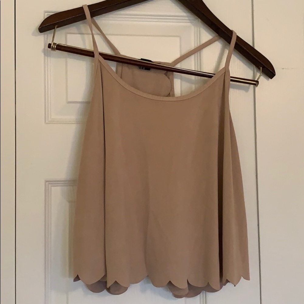 Forever 21 scalloped tank
